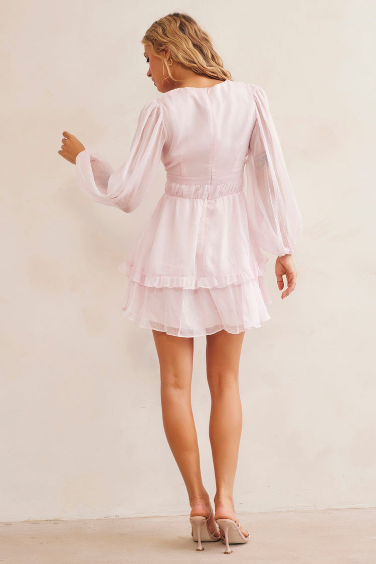 Evening Of Arts Mini Dress - Pink for women