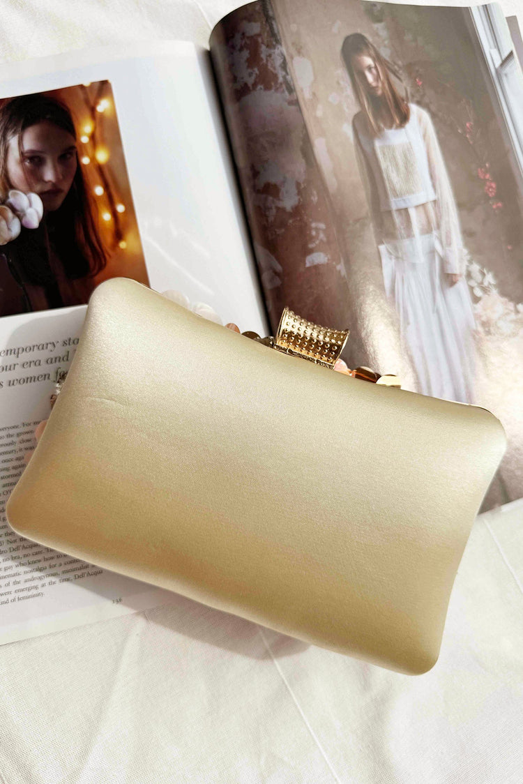 Hot Tropic Clutch Bag - Champagne for women