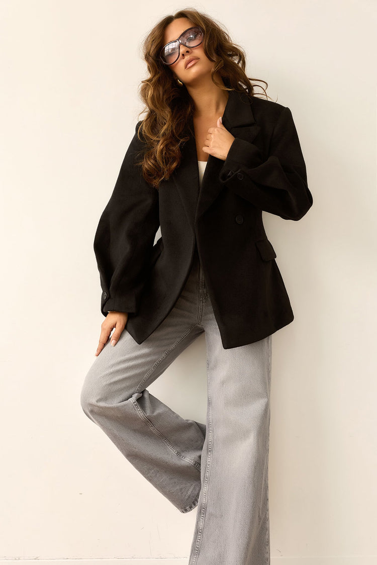 Investment Piece Coat Blazer - Black for women
