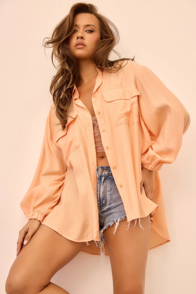 Kenzie Shirt - Peach for women