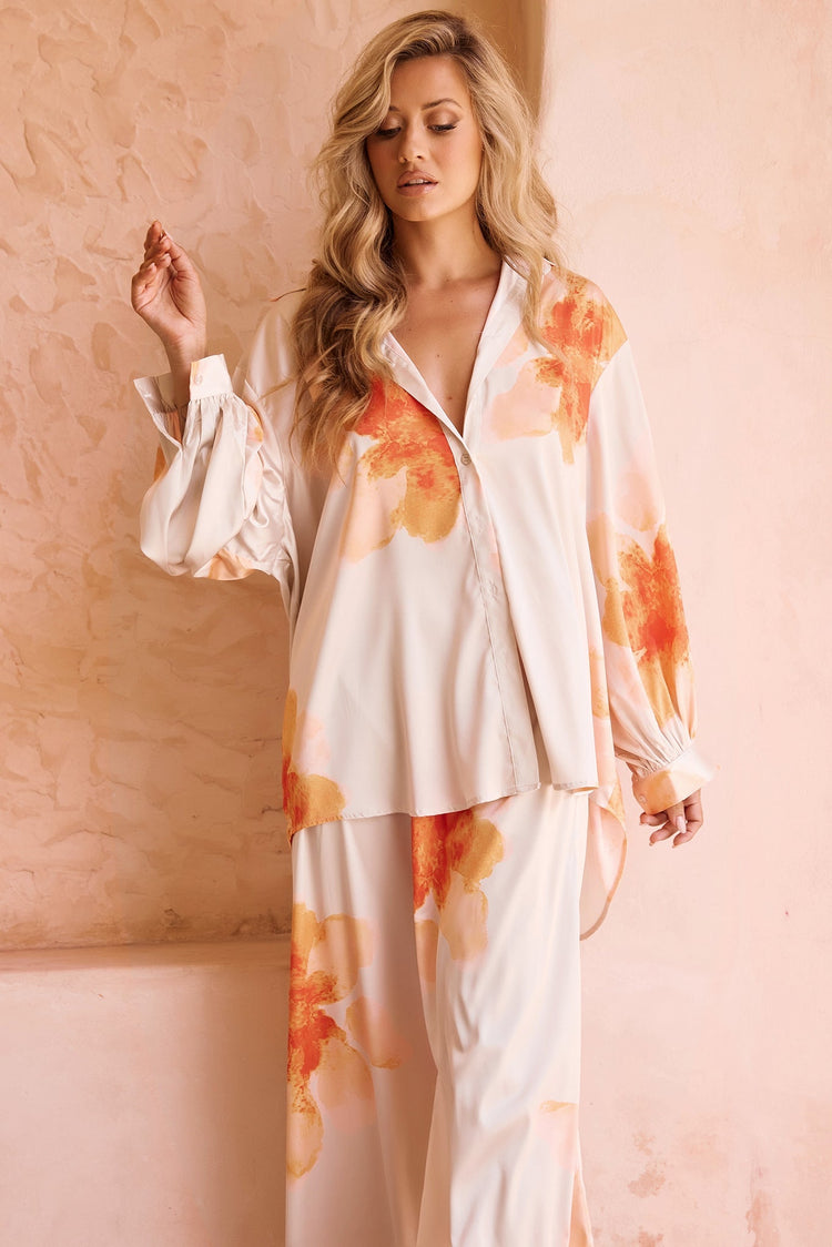 Love Based Shirt - Orange for women