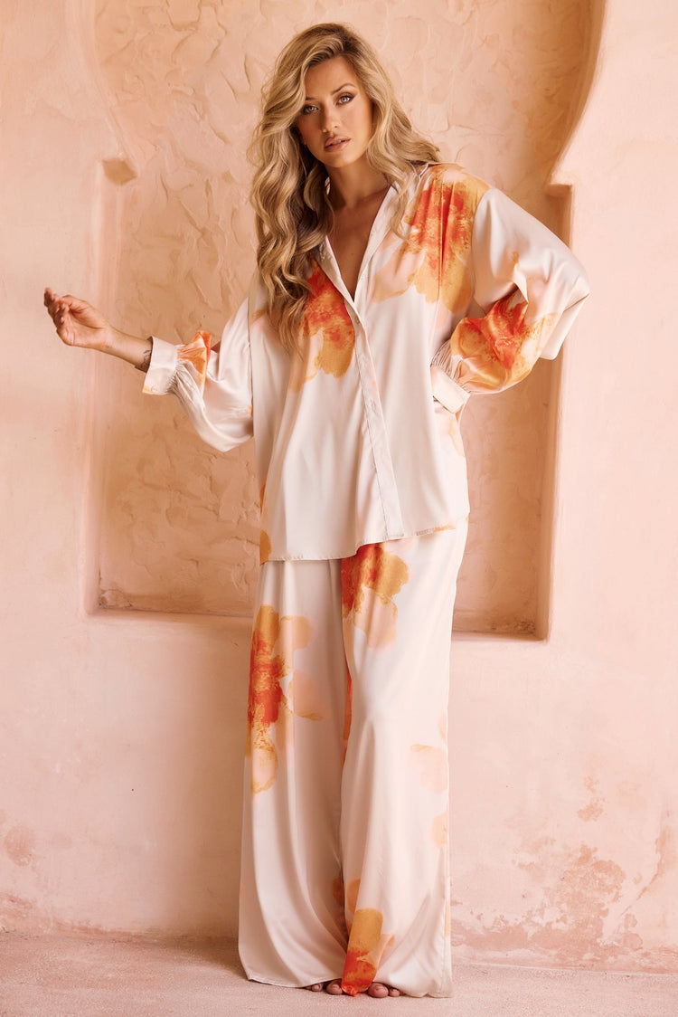 Love Based Shirt - Orange for women