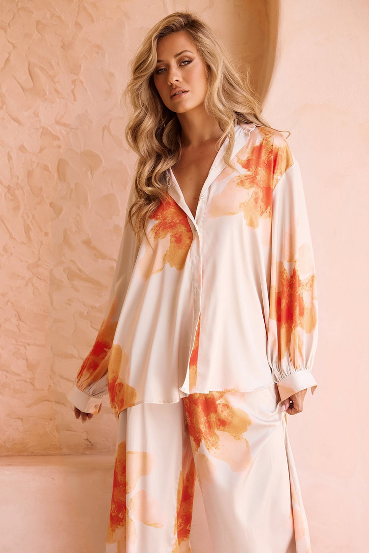 Love Based Shirt - Orange for women