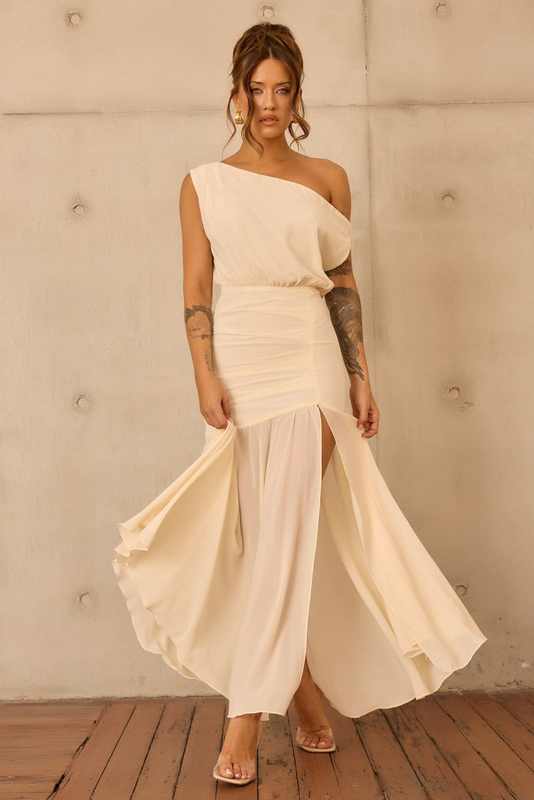 Love Gianni Chiffon Maxi Dress - Ivory for women