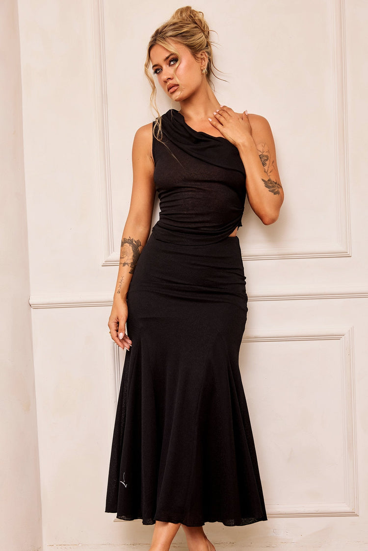 Picture Perfect Maxi Skirt - Black for women