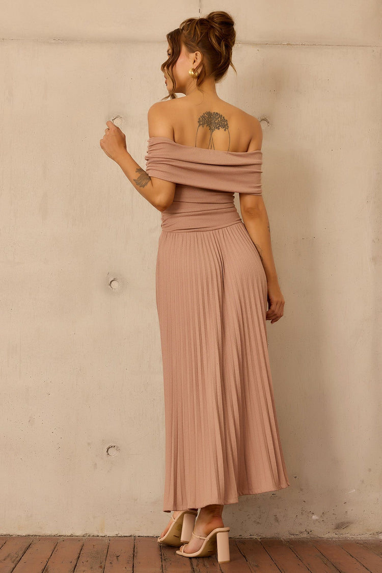 Refined Edge Jersey Maxi Dress - Mocha for women