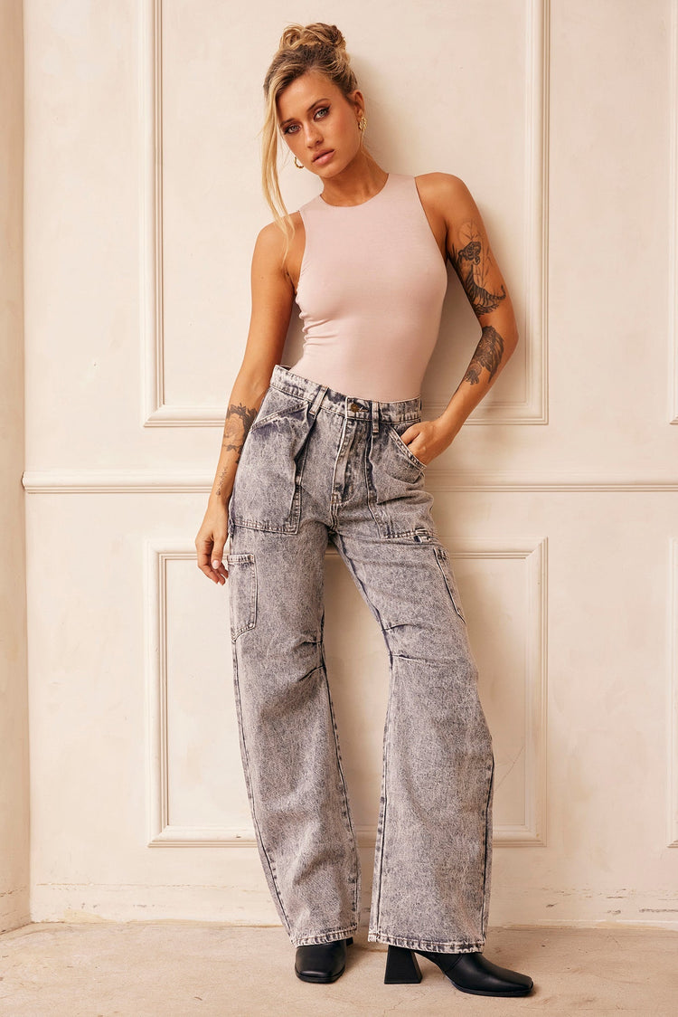 Understated Jeans - Charcoal for women
