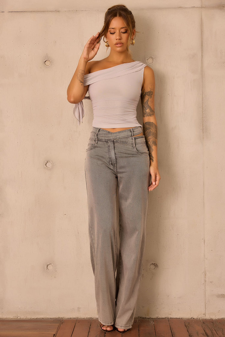 Urban Ease Denim Jeans - Ash for women